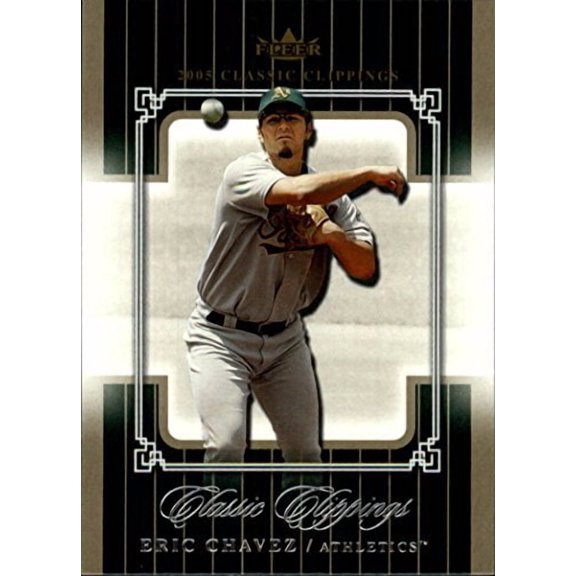 2005 Classic Clippings #50 Eric Chavez MLB Baseball Trading Card