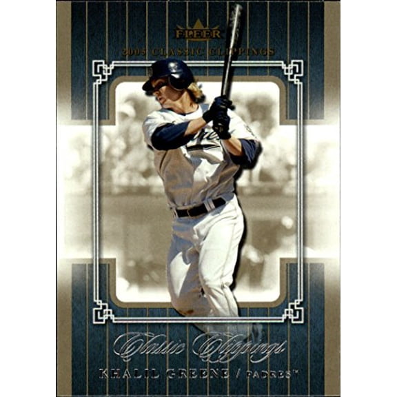 2005 Classic Clippings #7 Khalil Greene MLB Baseball Trading Card