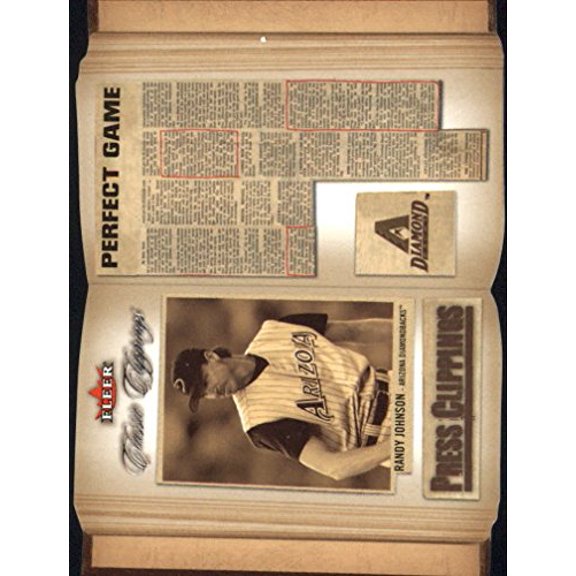 2005 Classic Clippings Press Clippings #8 Randy Johnson MLB Baseball Trading Card