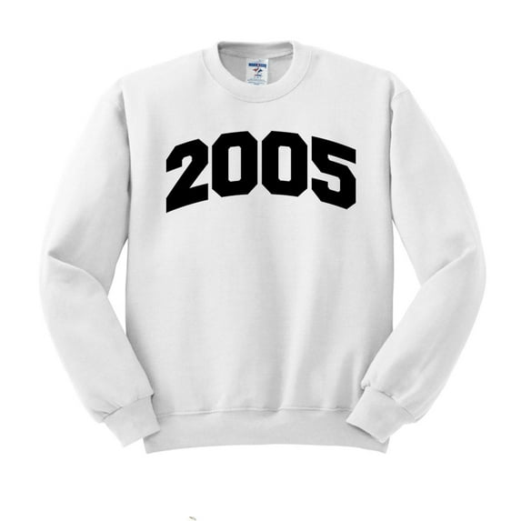 2005 College Style Sweatshirt Unisex 3X-Large White