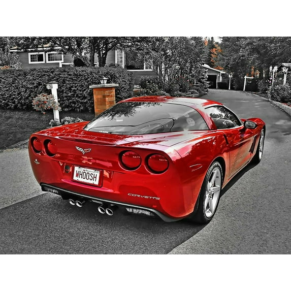 2005 Corvette Coupe - CANVAS OR FINE PRINT WALL ART