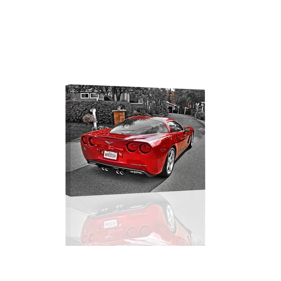2005 Corvette Coupe - CANVAS OR FINE PRINT WALL ART