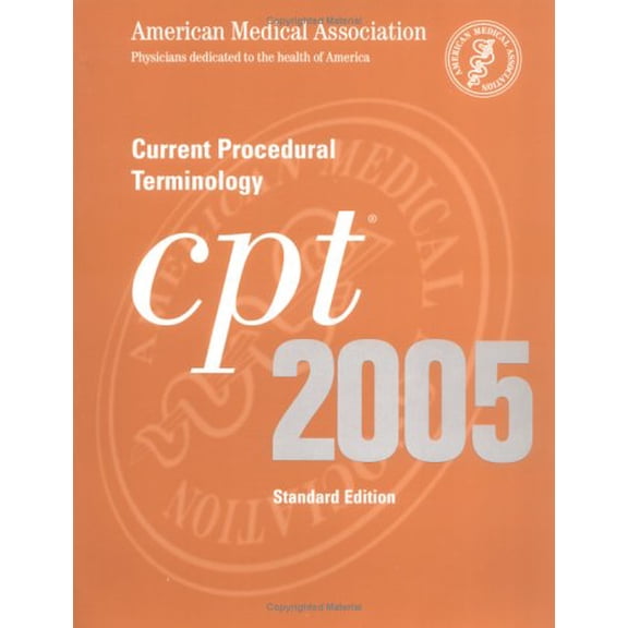 Pre-Owned Current Procedural Terminology: CPT 2005 , Softbound Version) (Paperback) 1579475787 9781579475789