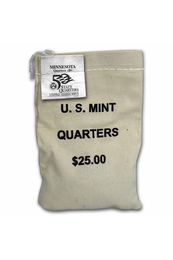 2005-D Minnesota State Quarter $25 Sealed Mint Bag BU
