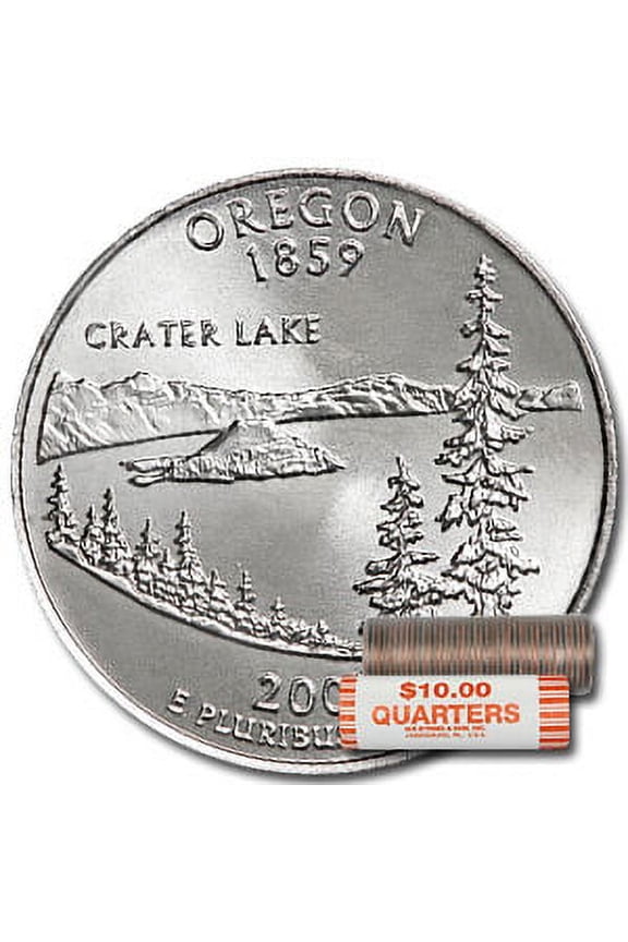 2005-D Oregon Statehood Quarter 40-Coin Roll BU