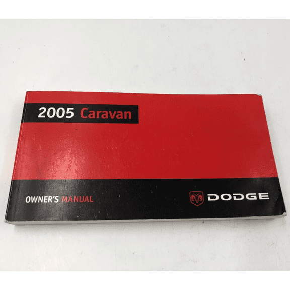 2005 Dodge Caravan Owners Manual Handbook OEM P04B31009