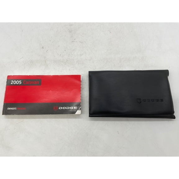 2005 Dodge Caravan Owners Manual Handbook With Case OEM L02B22015