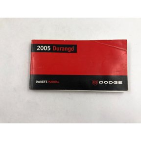 2005 Dodge Durango Owners Manual Handbook OEM A02B24024