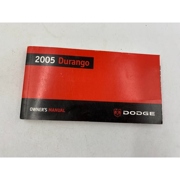 2005 Dodge Durango Owners Manual Handbook OEM C03B44022