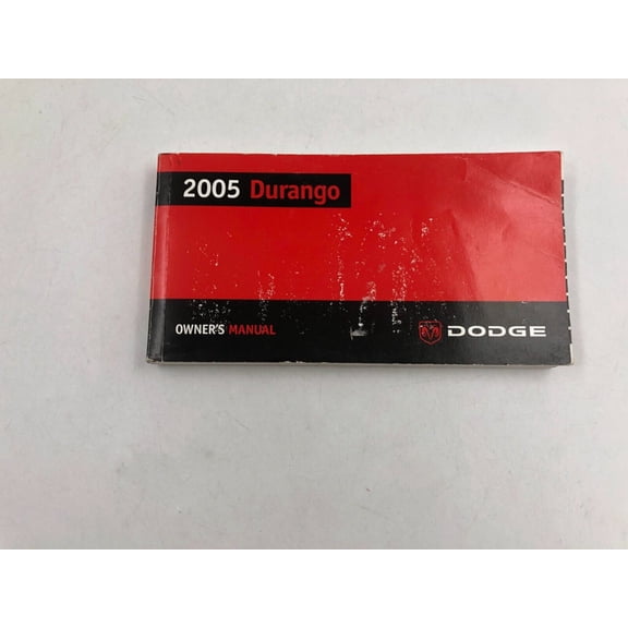 2005 Dodge Durango Owners Manual Handbook OEM F03B16076