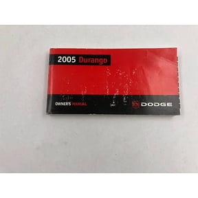 2005 Dodge Durango Owners Manual Handbook OEM F03B16076