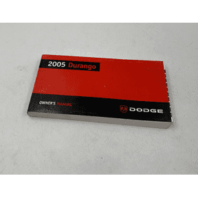 2005 Dodge Durango Owners Manual Handbook OEM G01B30056