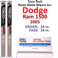 thumbnail image 1 of 2005 Dodge Ram 1500 Beam Blade Wipers (Set of 2), 1 of 3
