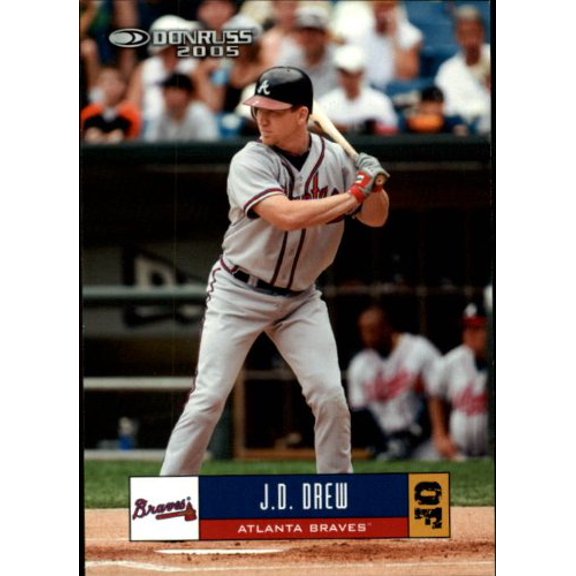 2005 Donruss #96 J.D. Drew MLB Baseball Trading Card