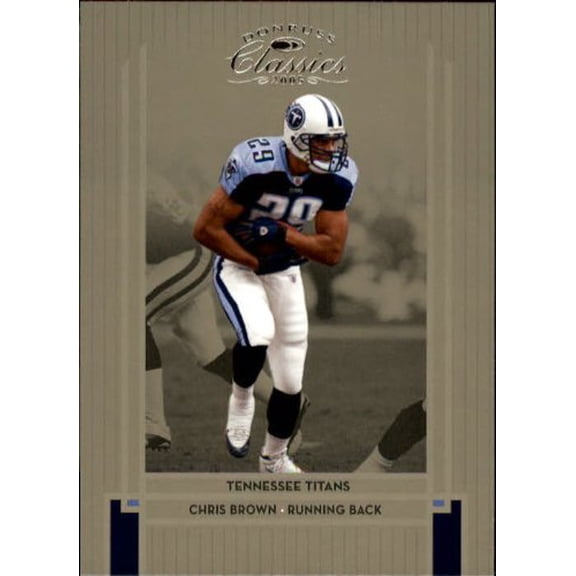 2005 Donruss Classics #95 Chris Brown NFL Football Trading Card