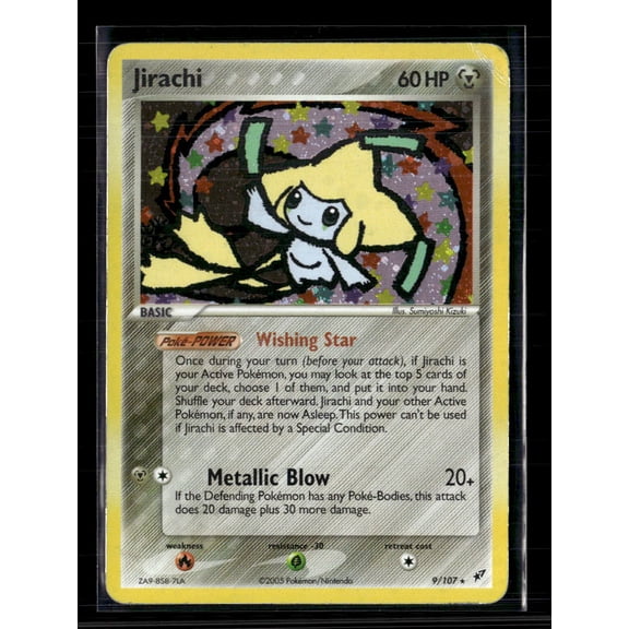 2005 EX Deoxys Jirachi Holo Rare #9/107