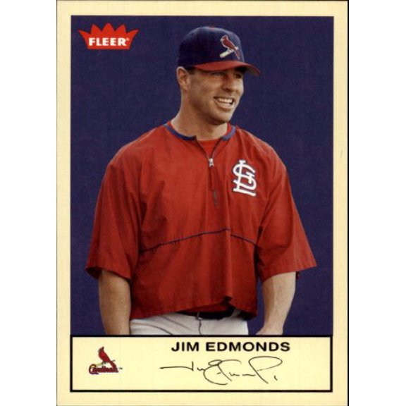 2005 Fleer Tradition #125 Jim Edmonds MLB Baseball Trading Card