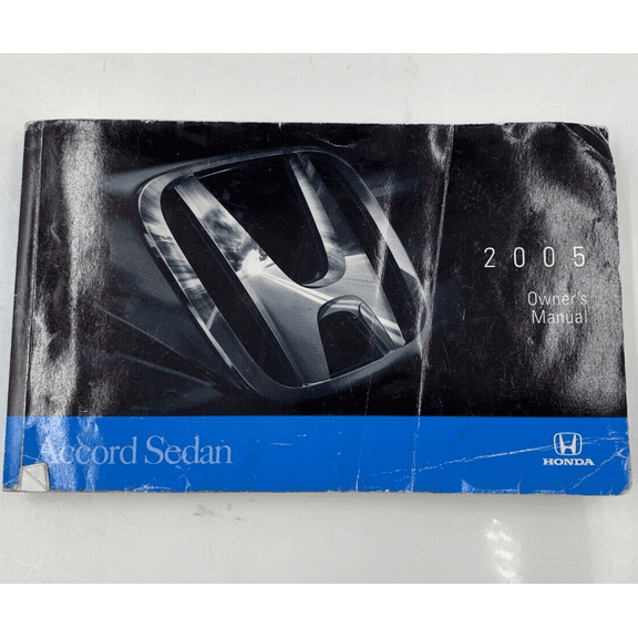 2005 Honda Accord Sedan Owners Manual Handbook OEM H04B34017