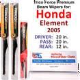 thumbnail image 1 of 2005 Honda Element Performance Beam Wipers (Set of 3) w/Rear Wiper, 1 of 3