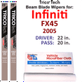 thumbnail image 1 of 2005 Infiniti FX45 Beam Blade Wipers (Set of 2), 1 of 3