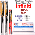 thumbnail image 1 of 2005 Infiniti QX56 Performance Beam Wipers (Set of 3) w/Rear Wiper, 1 of 3