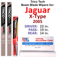 thumbnail image 1 of 2005 Jaguar X-Type Beam Blade Wipers (Set of 3) w/Rear Wiper, 1 of 3