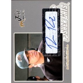 2005 Just Autographs Signatures Silver #53 Ismael Ramirez Auto MLB Baseball Trading Card