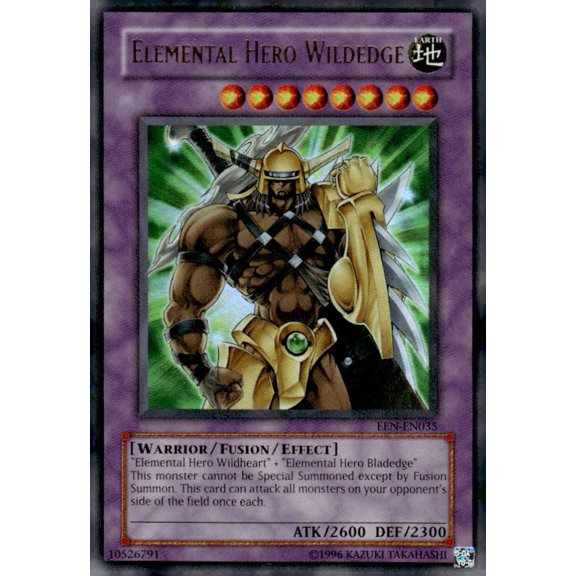 2005 Konami Elemental Energy Elemental HERO Wildedge Yu-Gi-Oh Trading Card
