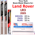 thumbnail image 1 of 2005 Land Rover LR3 Beam Blade Wipers (Set of 3) w/Rear Wiper, 1 of 3