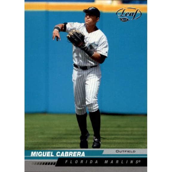 2005 Leaf #82 Miguel Cabrera MLB Baseball Trading Card