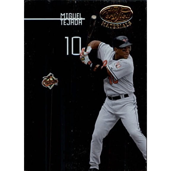 2005 Leaf Certified Materials #111 Miguel Tejada O's MLB Baseball Trading Card