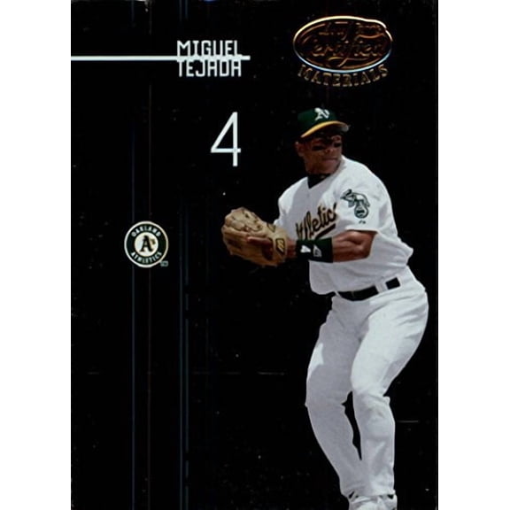 2005 Leaf Certified Materials #182 Miguel Tejada A's MLB Baseball Trading Card