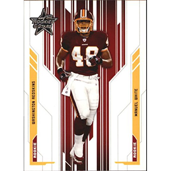 2005 Leaf Rookies and Stars #150 Manuel White RC NFL Football Trading Card