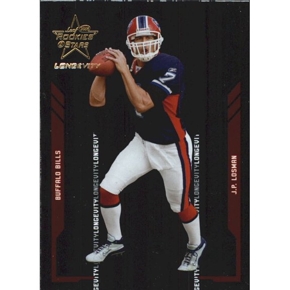 2005 Leaf Rookies and Stars Longevity #11 J.P. Losman NFL Football Trading Card