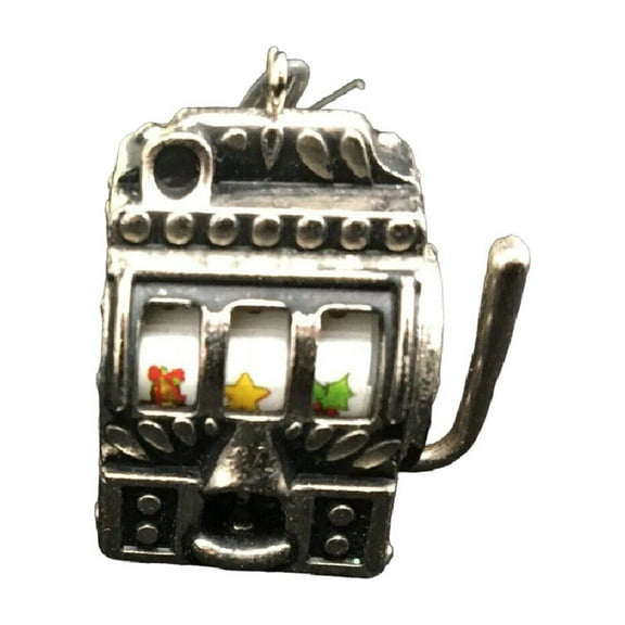 2005 Lucky Slot Machine (Miniature) Hallmark Keepsake Christmas Tree Ornament - QXM8135