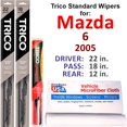 thumbnail image 1 of 2005 Mazda 6 Wiper Blades (Set of 3) w/Rear Wiper, 1 of 4