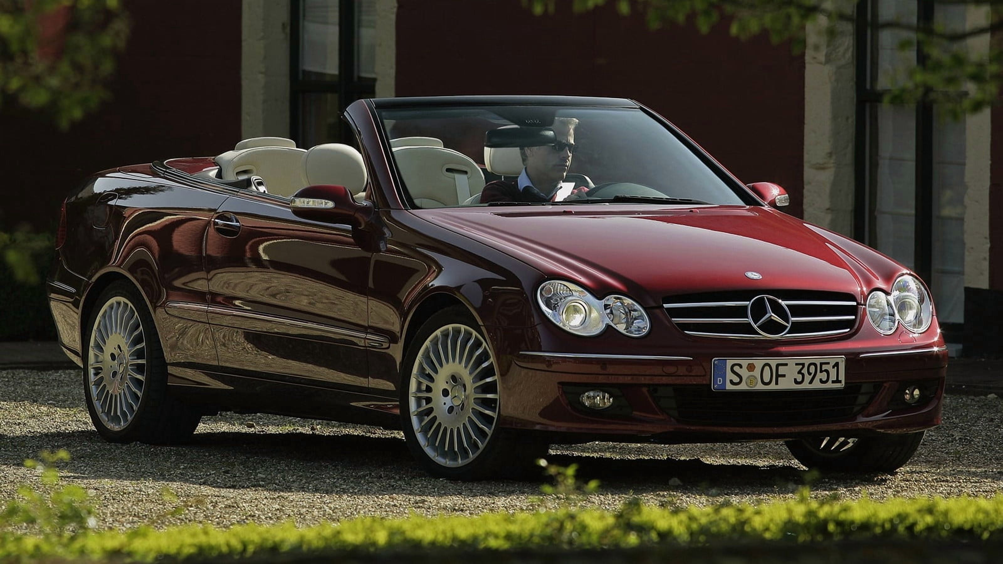 2005 Mercedes Benz CLK Class Cabriolet Car - 12x18 Inch Laminated ...