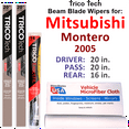 thumbnail image 1 of 2005 Mitsubishi Montero Beam Blade Wipers (Set of 3) w/Rear Wiper, 1 of 3