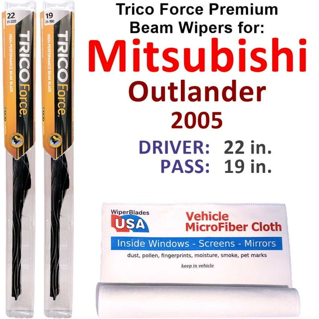 2005 Mitsubishi Outlander Performance Beam Wipers (Set of 2)