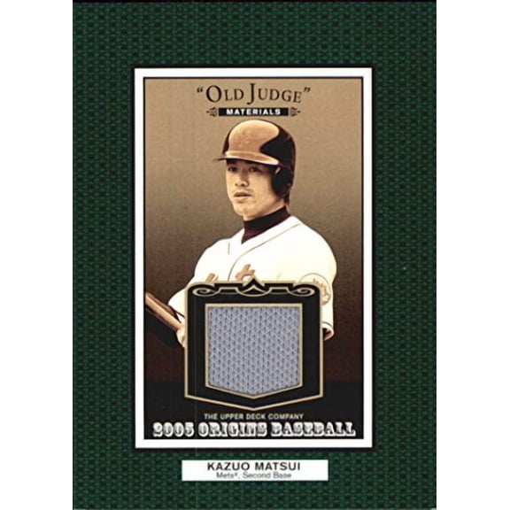 2005 Origins Old Judge Materials Jersey #MT Mark Teixeira Jersey MLB Baseball Trading Card