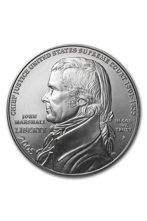 2005-P Chief Justice Marshall $1 Silver Commem BU (Capsule only)