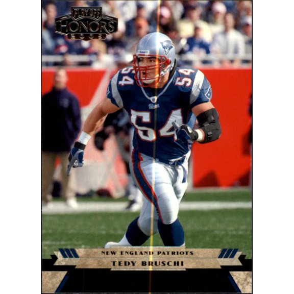 2005 Playoff Honors #60 Tedy Bruschi NFL Football Trading Card New England Patriots