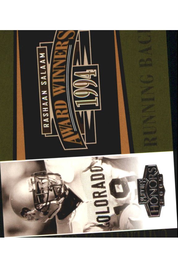 2005 Playoff Honors Award Winners #AW16 Rashaan Salaam NFL Football Trading Card