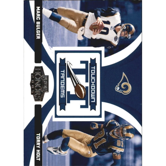 2005 Playoff Honors Touchdown Tandems #TT22 Marc Bulger Torry Holt NFL Football Trading Card