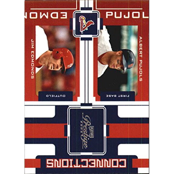 2005 Playoff Prestige Connections #8 Albert Pujols Jim Edmonds MLB Baseball Trading Card