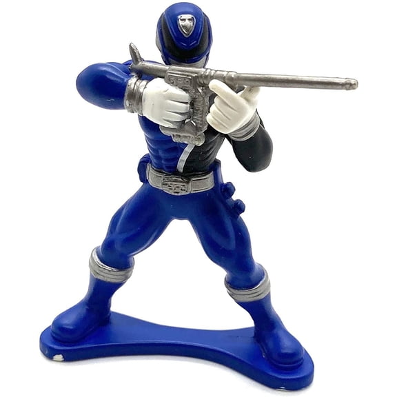 2005 Power Rangers SPD Dekaranger Blue Ranger PVC Figure 2.5in