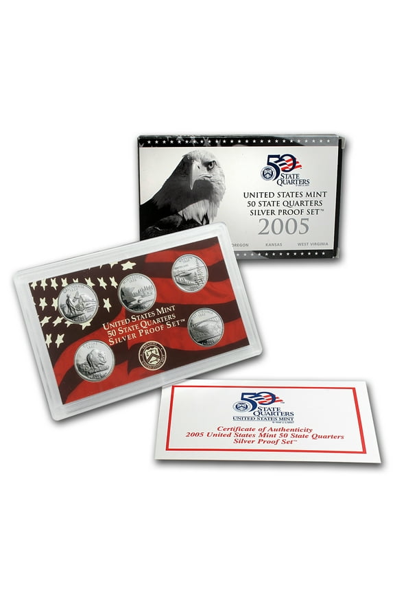 2005-S 50 State Quarters Proof Set (Silver)