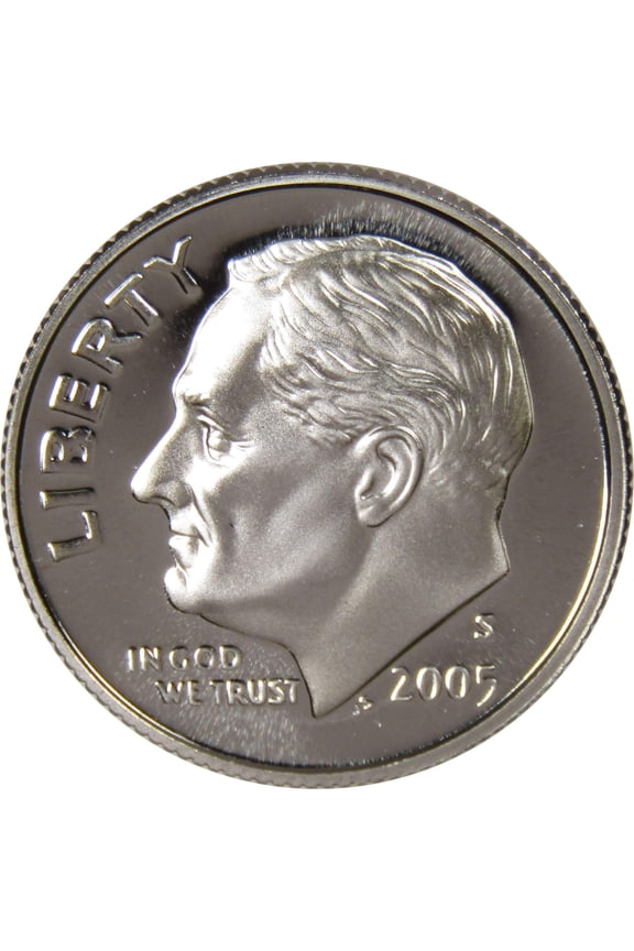 2005 S Roosevelt Dime Choice Proof Clad 10c US Coin Collectible