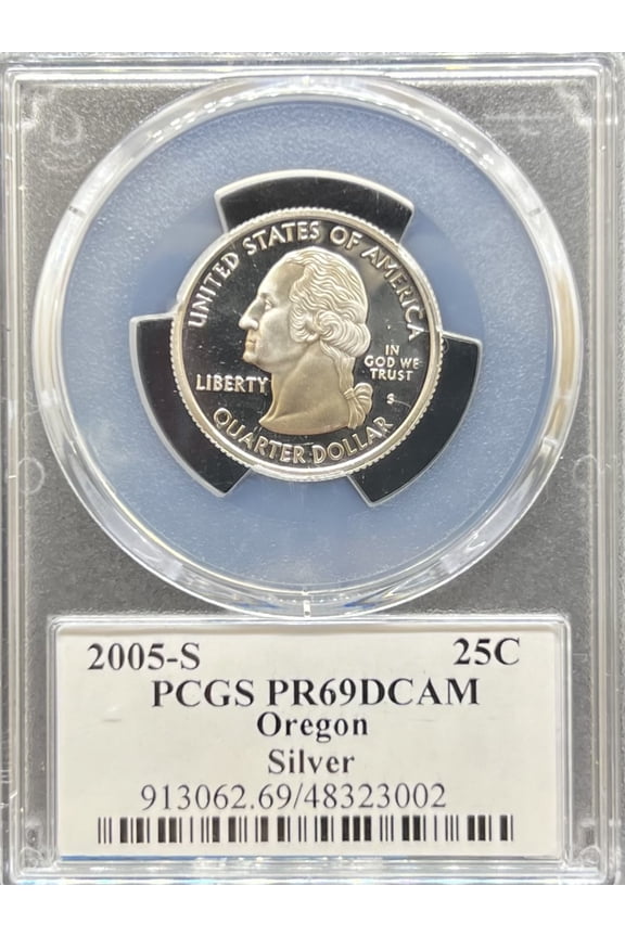 2005-S Silver Statehood Quarters Oregon PR69DCAM PCGS (PA48323002)