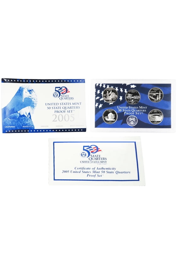 2005-S U.S. Clad State Quarters Proof Set